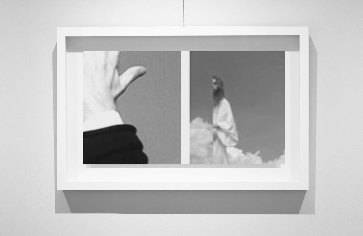 "I Guess Just You And God" Digital Print, Framed, 2017