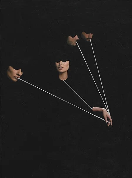 Strung Along Mixed Media 29.5 x 22.5 cm 2016 Strung Along Mixed Media 29.5 x 22.5 cm 2016